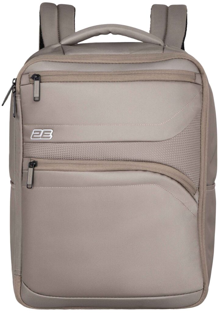 2E travel backpack Axis, Cabin size, polyester, 23L, with laptop compart. 16″, сhampagne