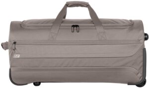 2E wheeled large travel bag Axis, polyester, 99L, 2 wheels, сhampagne