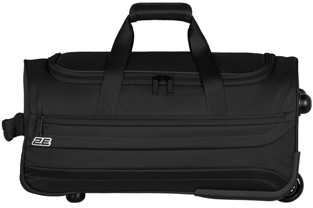 2E wheeled small travel bag Axis, polyester, 55L, 2 wheels, black