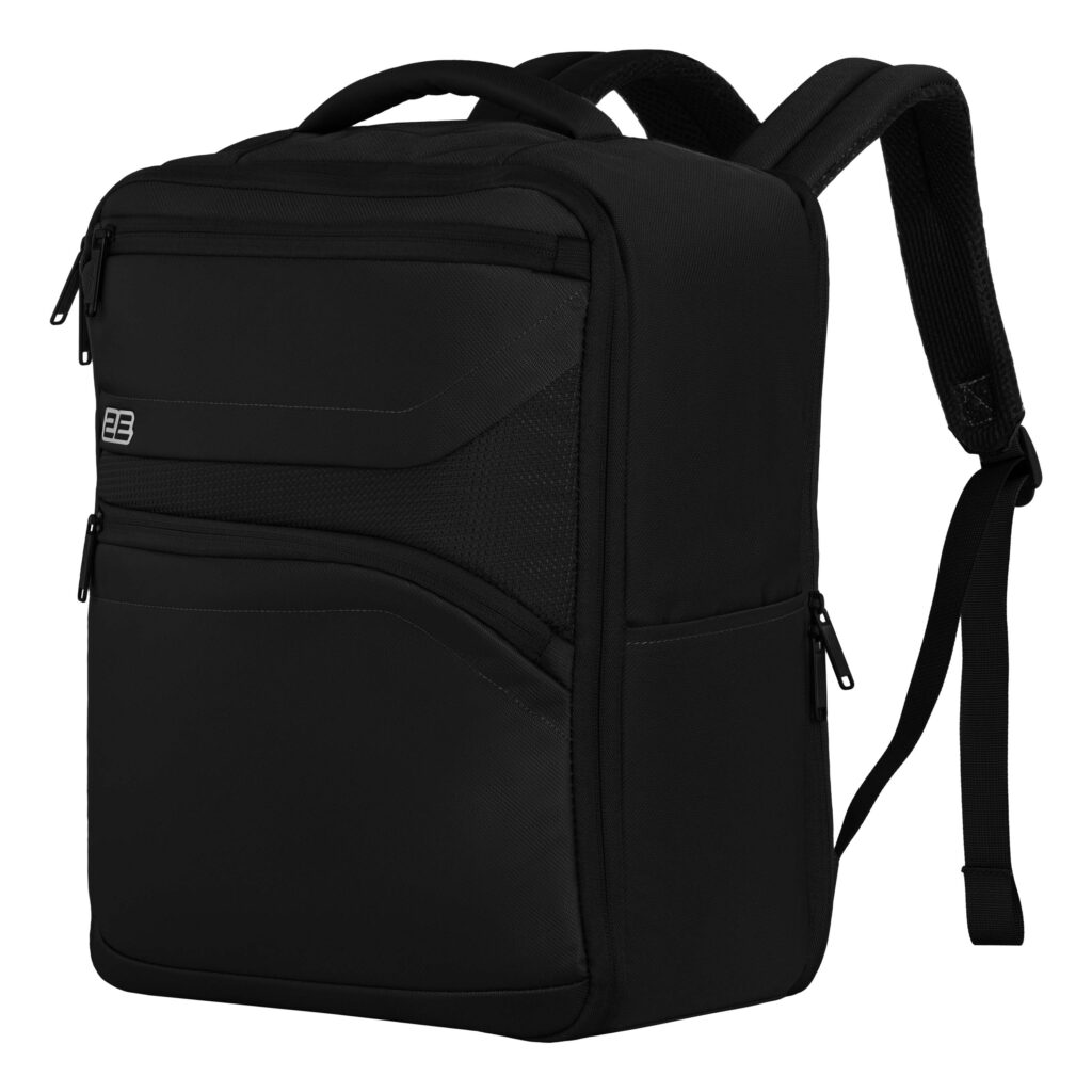 2E Travel backpack Axis, Cabin size, polyester, 23L, with laptop compart. 16″, black