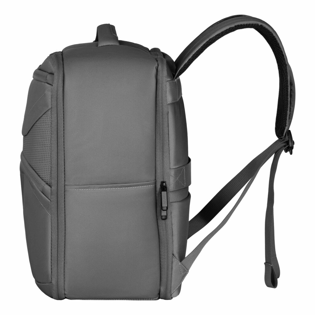 2E Travel backpack Axis, Cabin size, polyester, 23L, with laptop compart. 16″, grey
