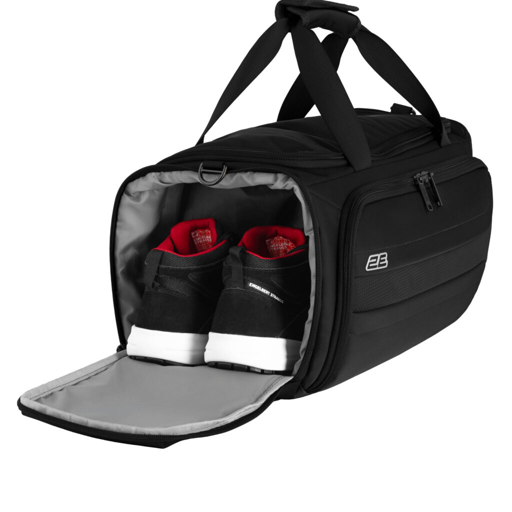 2E travel bag with laptop compart. 17″ Axis, polyester, 26L, black